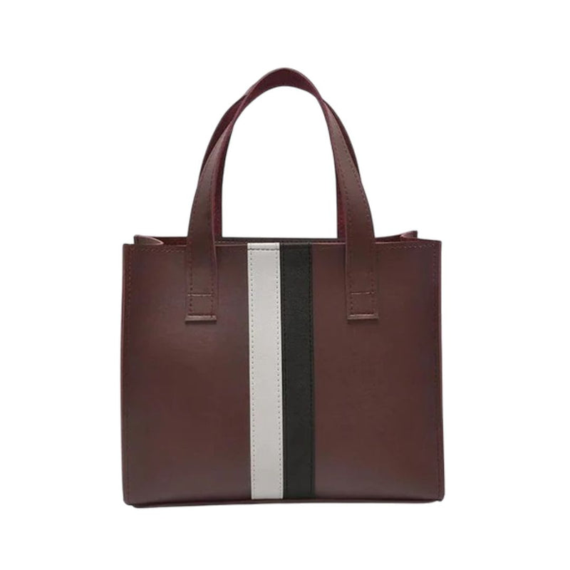 Greft Maroon Stylish Hand Bag For Women